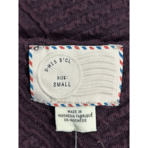 Anthropologie Postmark Funnel Neck Jura Pullover in Purple - Sz S - New - Picture 5 of 9